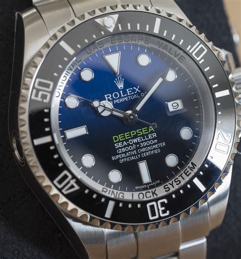 rolex deep sea blue dial|Rolex deepsea darkness.